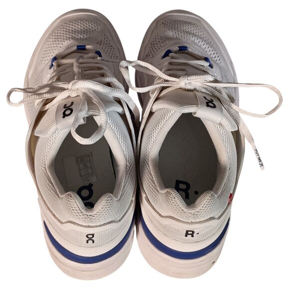On Cloud Running The Roger Spin Shoes Mens 7 White Blue Tennis CloudTec 40 main image 12